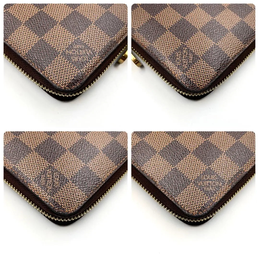 Unused grade!! LOUIS VUITTON Vuitton Damier Zippy Wallet