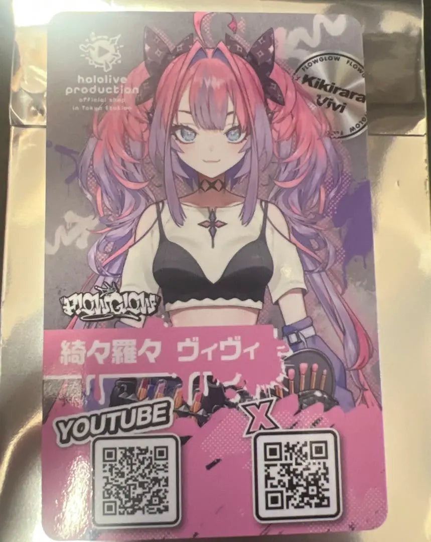 Hololive Kirirazu Vivi Debut Talent Card Tokyo Station Purchase Bonus