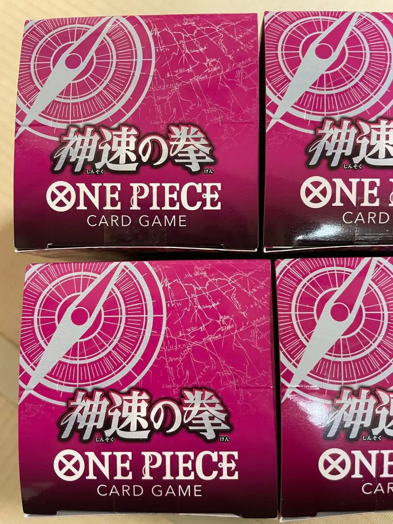 One Piece Card, Shinsoku no Fist, 6 boxes with new, unopened tape