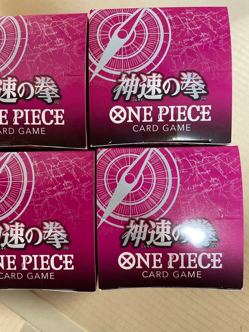 One Piece Card, Shinsoku no Fist, 6 boxes with new, unopened tape