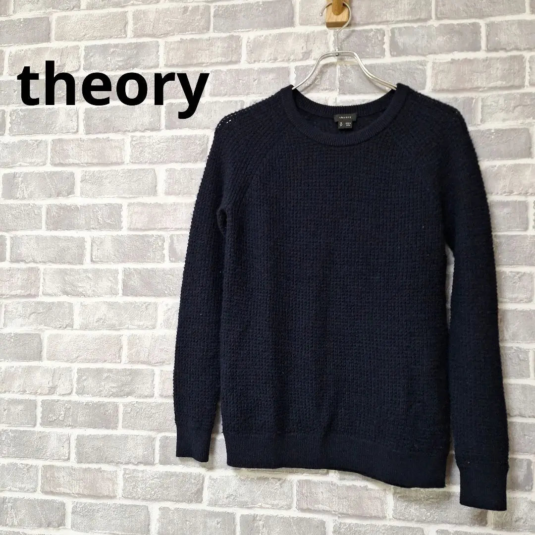 theory Long sleeve knit sweater Long sleeve pullover Alpaca hair