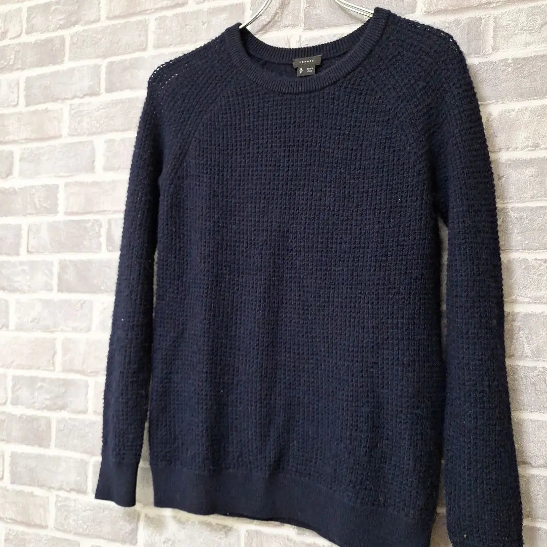 theory Long sleeve knit sweater Long sleeve pullover Alpaca hair