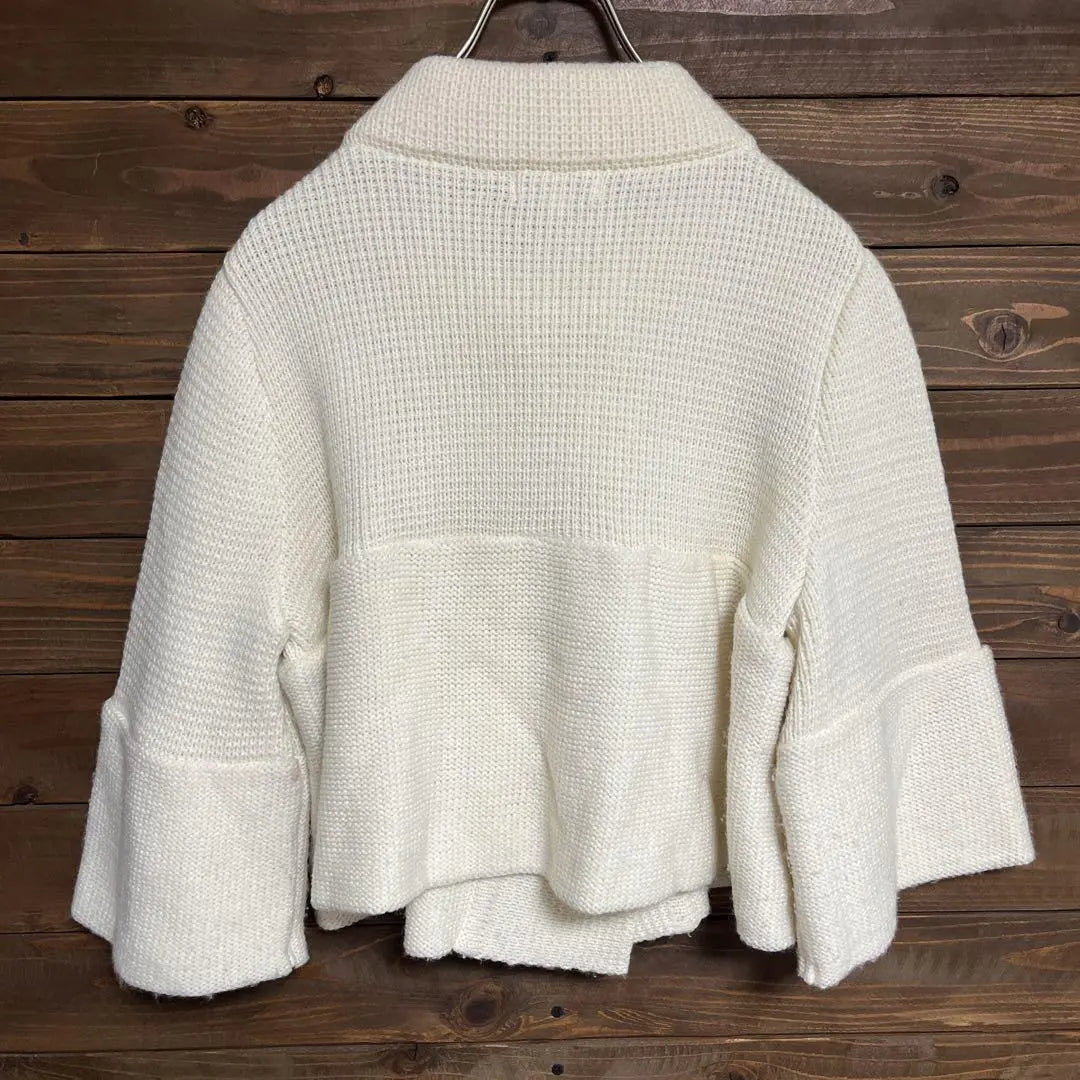 ♦︎ [Michel Clan] Knit Poncho, Hakone, Loose, Made in Japan, M