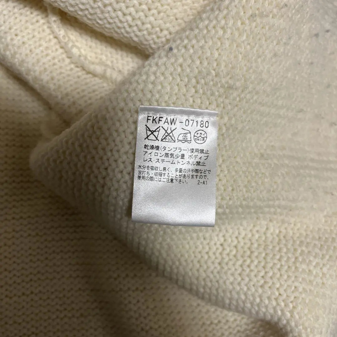 ♦︎ [Michel Clan] Poncho de punto, Hakone, suelto, fabricado en Japón, M