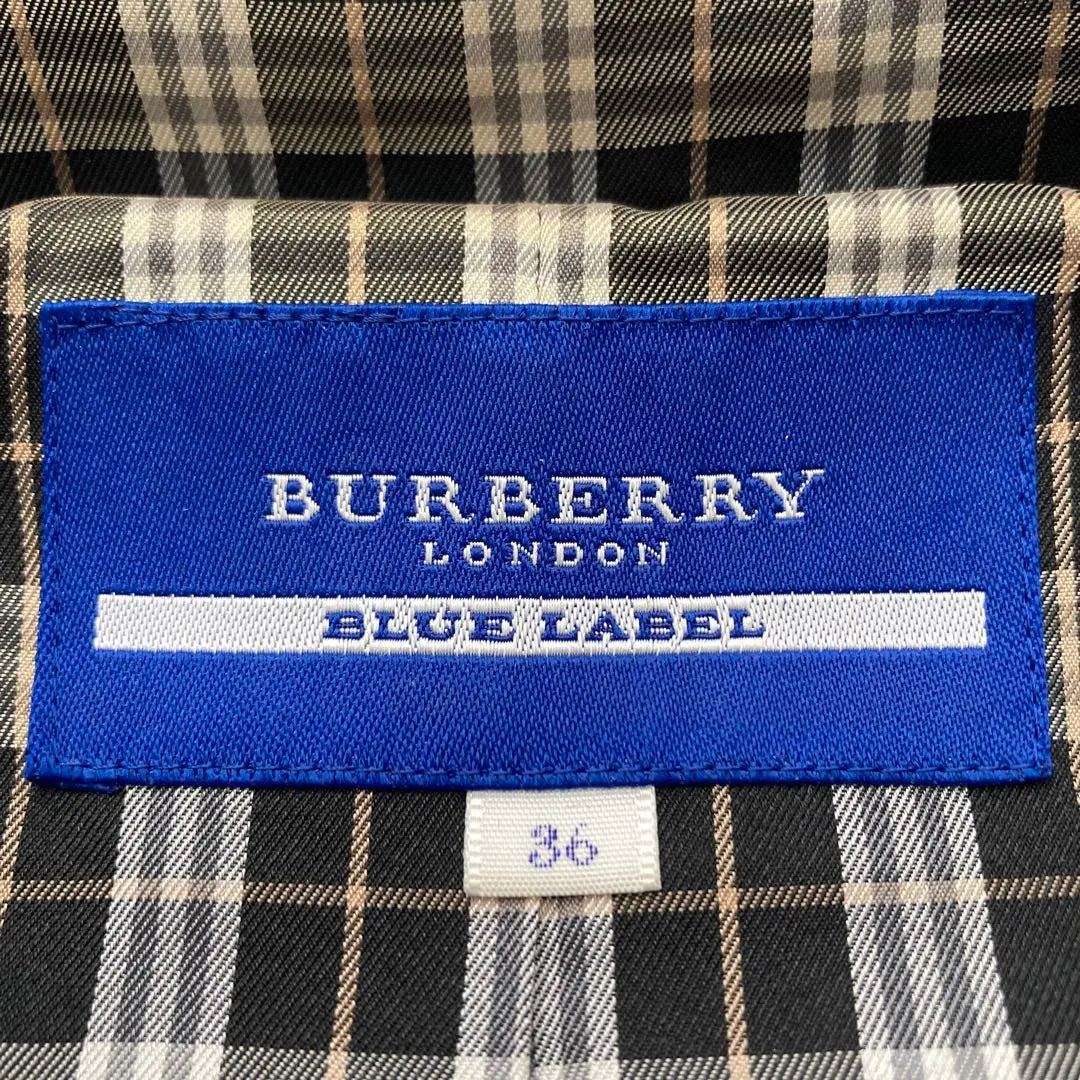 BURBERRY BLUE LABEL Short length duffle coat black