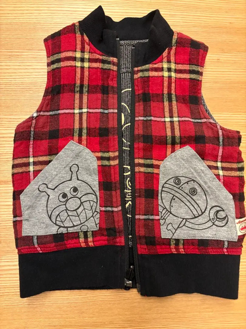 Anpanman Down Vest 90 Reversible