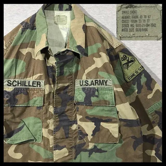 [SCHILLER] U.S.ARMY Military Jacket Combat Jacket