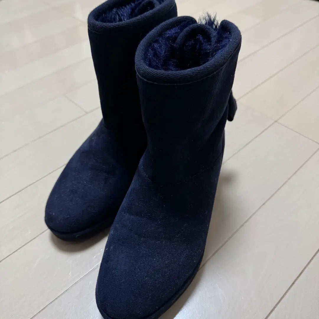 Botas Mouton de JILLSTUART azul marino