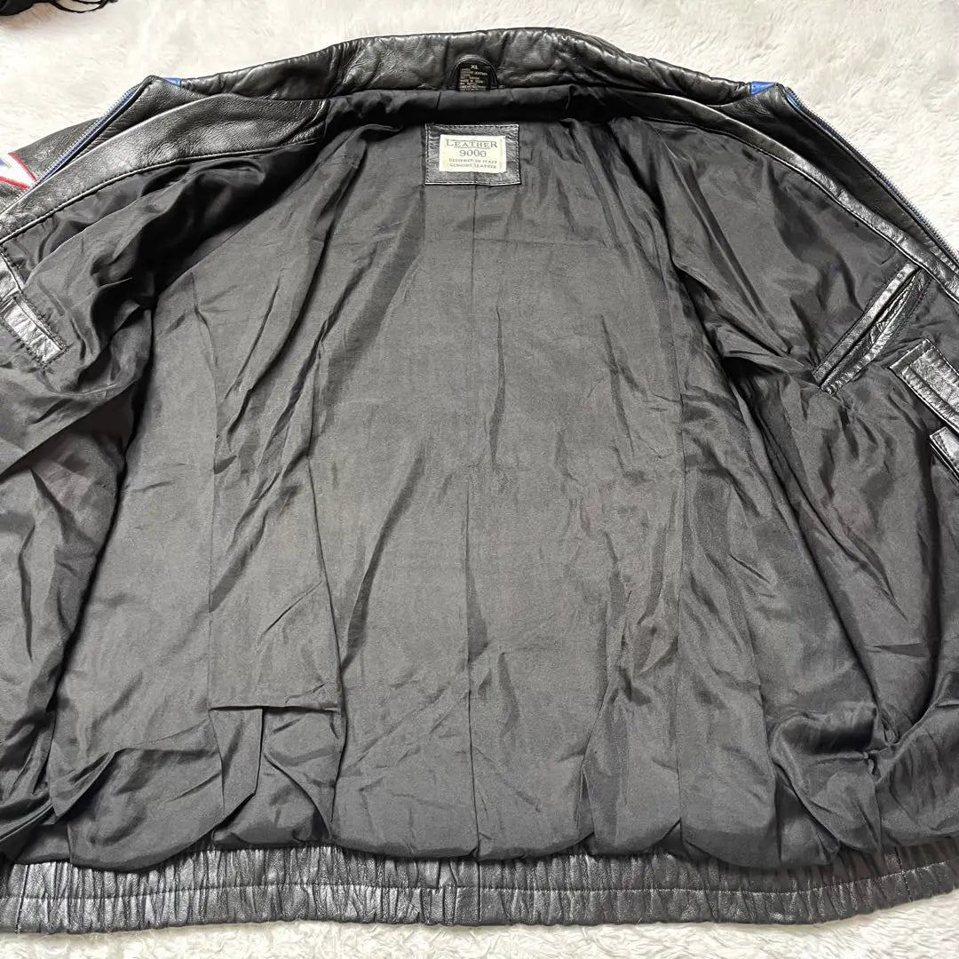 Used clothing LEATHER 9000 all-over leather jacket for men XL