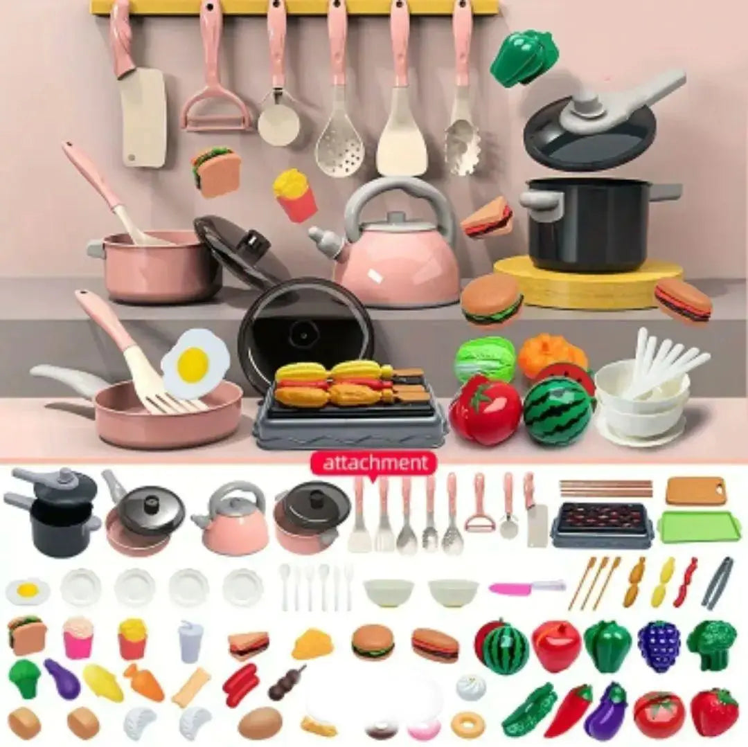 ■Juego de 73 utensilios de cocina para jugar