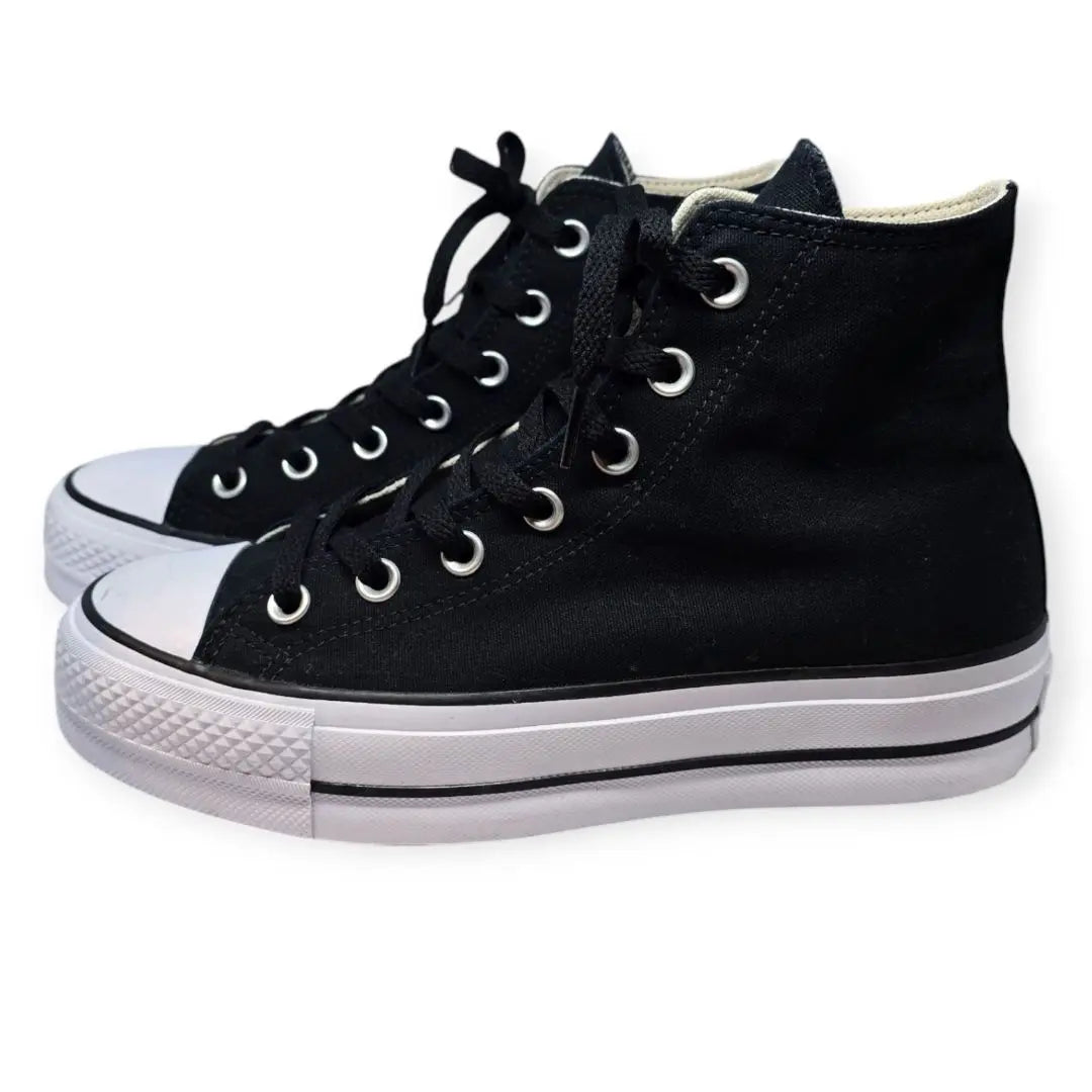 ✨Grado sin usar✨No disponible en Japón Zapatillas Converse de suela gruesa y corte alto de 24,5 cm