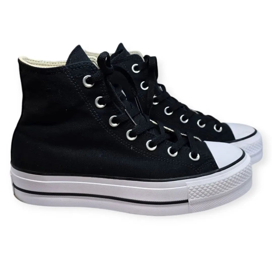 ✨Grado sin usar✨No disponible en Japón Zapatillas Converse de suela gruesa y corte alto de 24,5 cm