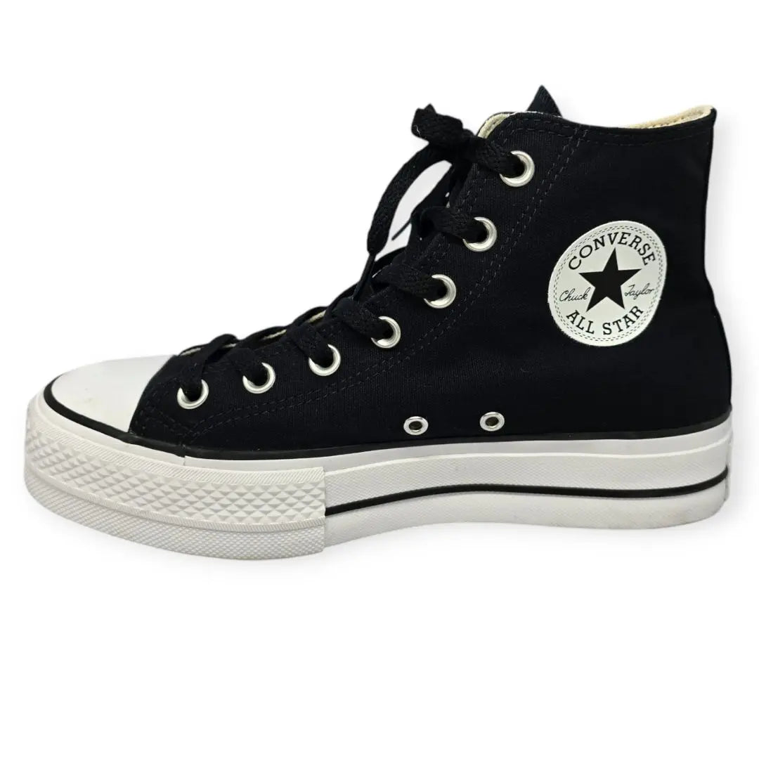 ✨Grado sin usar✨No disponible en Japón Zapatillas Converse de suela gruesa y corte alto de 24,5 cm