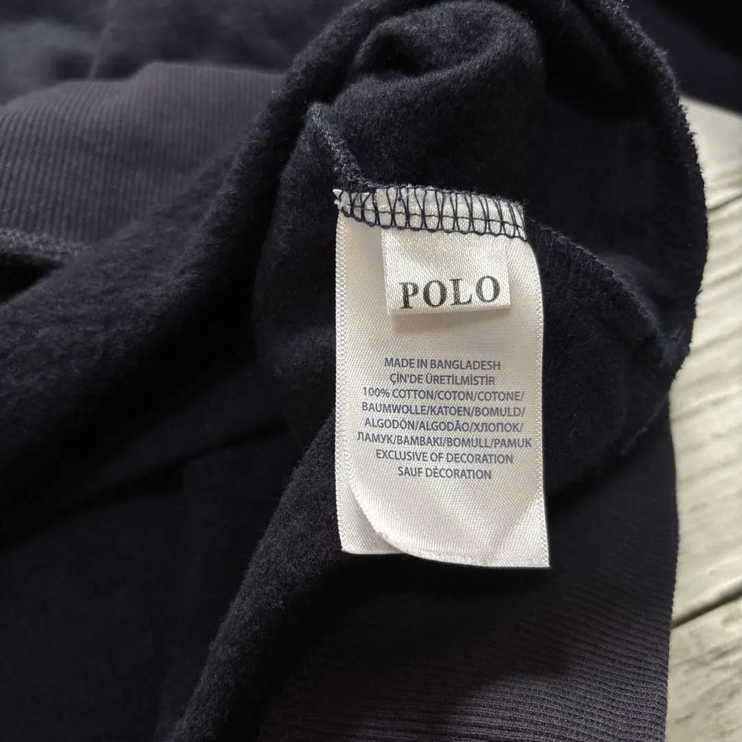 [Ralph Lauren Polo Sports] Sudadera con media cremallera L Azul marino