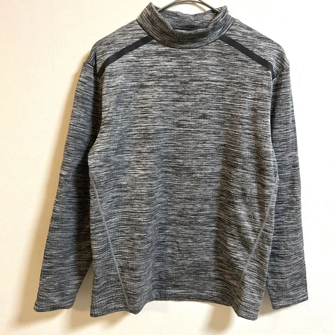 Workman Move Flash Block Polar Cuello Alto Manga Larga Stretch M Gris | ワークマンムーブフラッシュブロックフリースハイネック 長袖 ストレッチ Mグレー