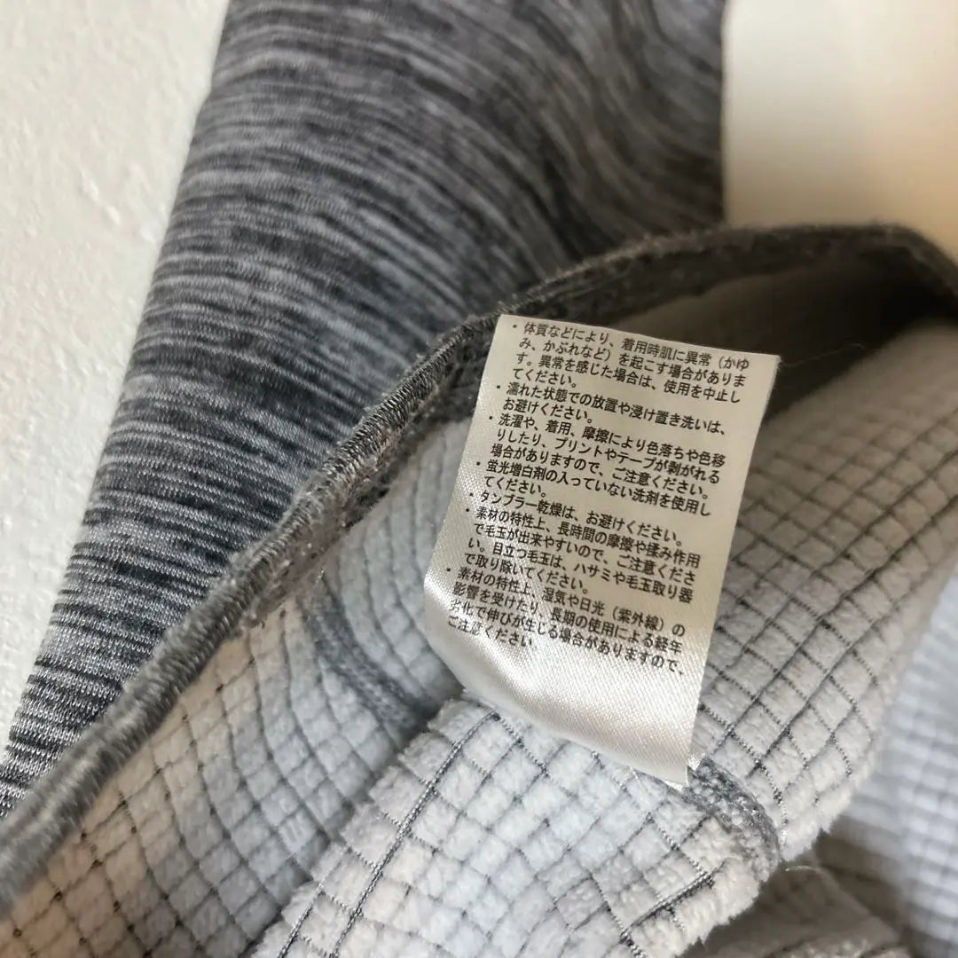 Workman Move Flash Block Polar Cuello Alto Manga Larga Stretch M Gris | ワークマンムーブフラッシュブロックフリースハイネック 長袖 ストレッチ Mグレー