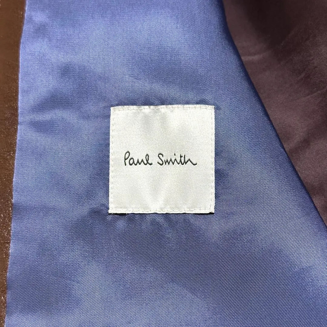 Beautiful condition Rare {Current tag} PAUL SMITH Lamb leather car coat L size