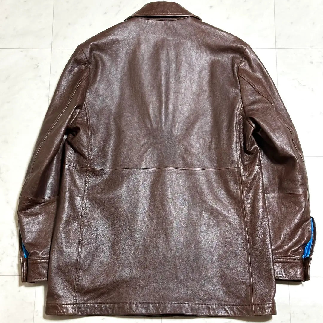 Beautiful condition Rare {Current tag} PAUL SMITH Lamb leather car coat L size