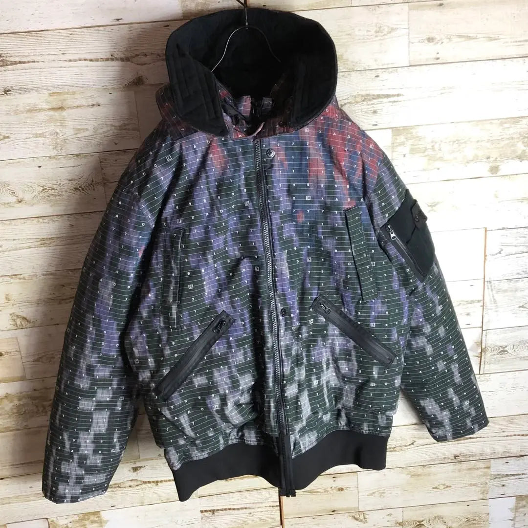 Stone Island Shadow Droject Thermography Pattern down jacket