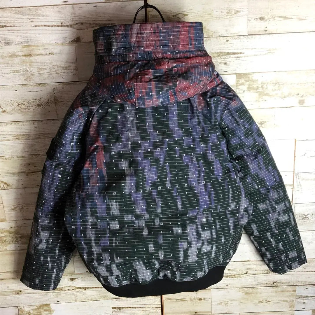 Stone Island Shadow Droject Thermography Pattern down jacket