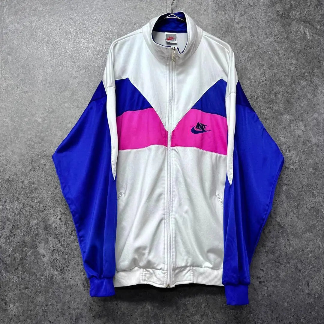 Chaqueta deportiva de los años 90, ropa usada, jersey con el logotipo de NIKE bordado, talla XL para hombre