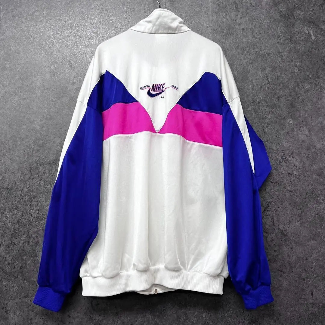 Chaqueta deportiva de los años 90, ropa usada, jersey con el logotipo de NIKE bordado, talla XL para hombre