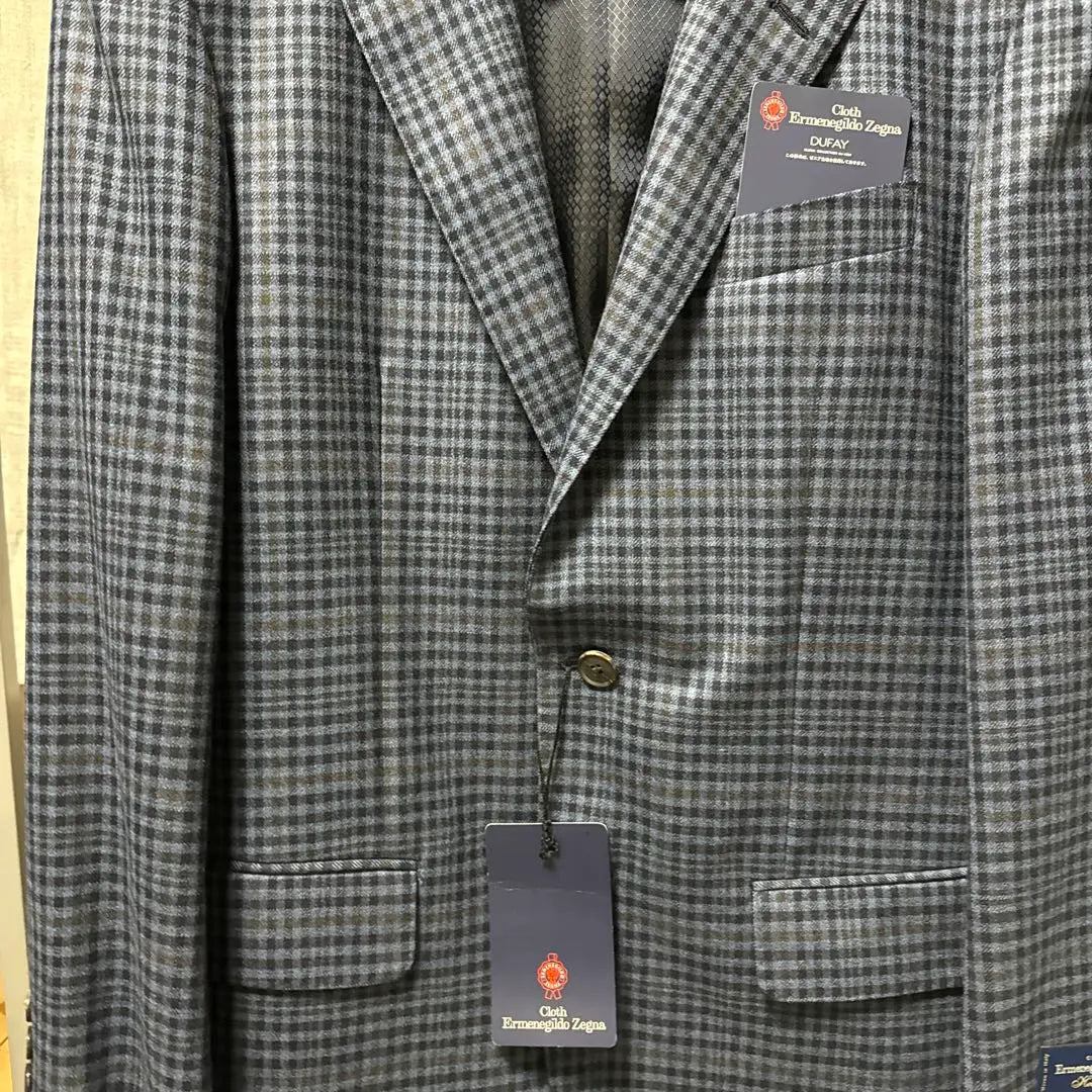 Ermenegildo Zegna High-quality fabric jacket Navy