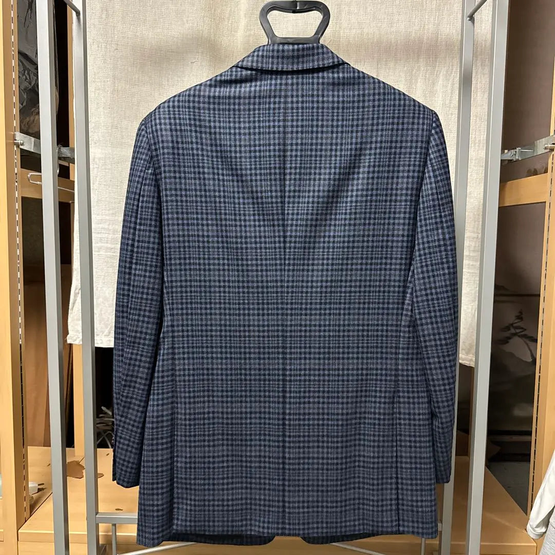 Ermenegildo Zegna High-quality fabric jacket Navy