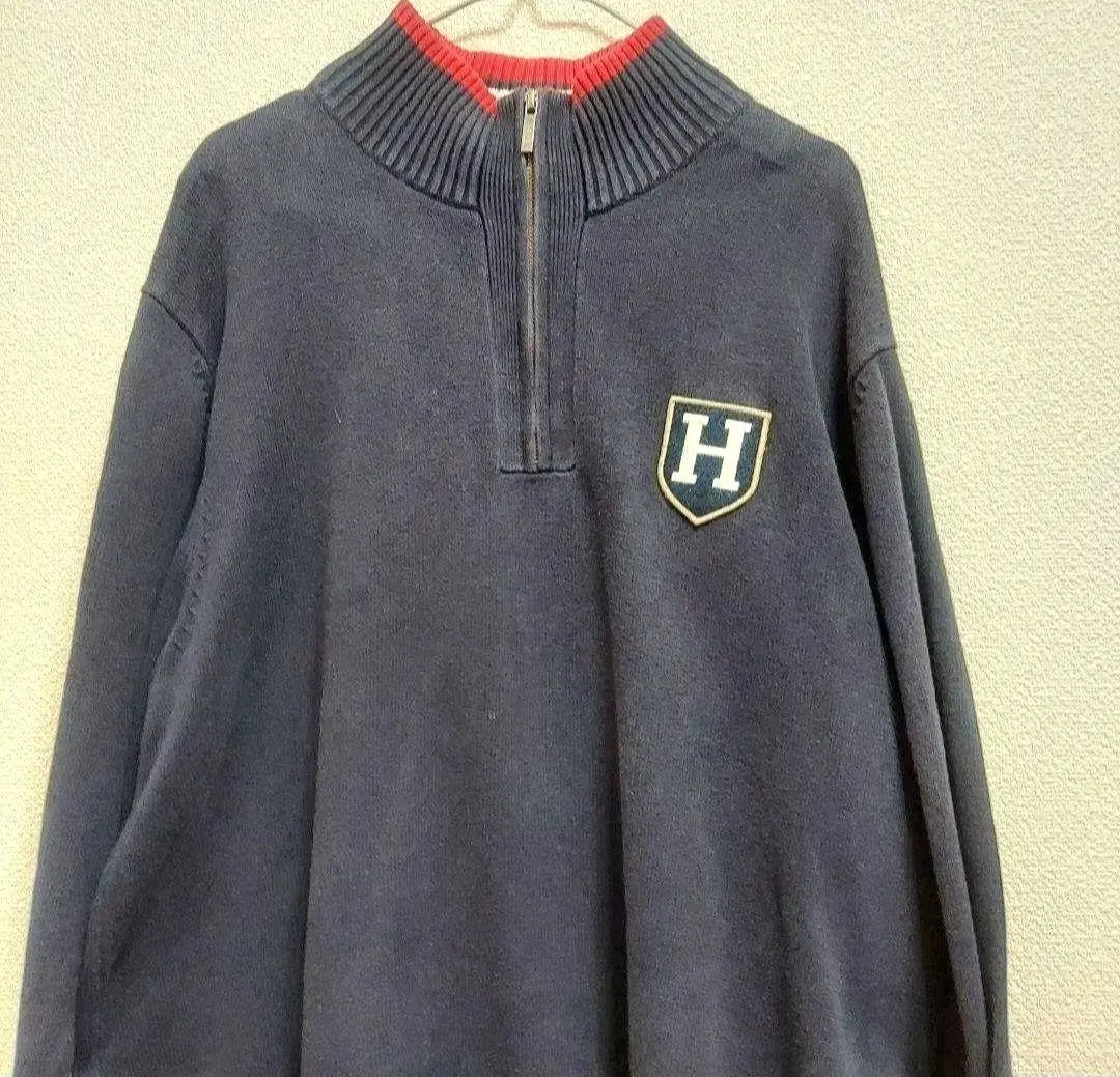 TOMMY HILFIGER Half zip sweatshirt knit