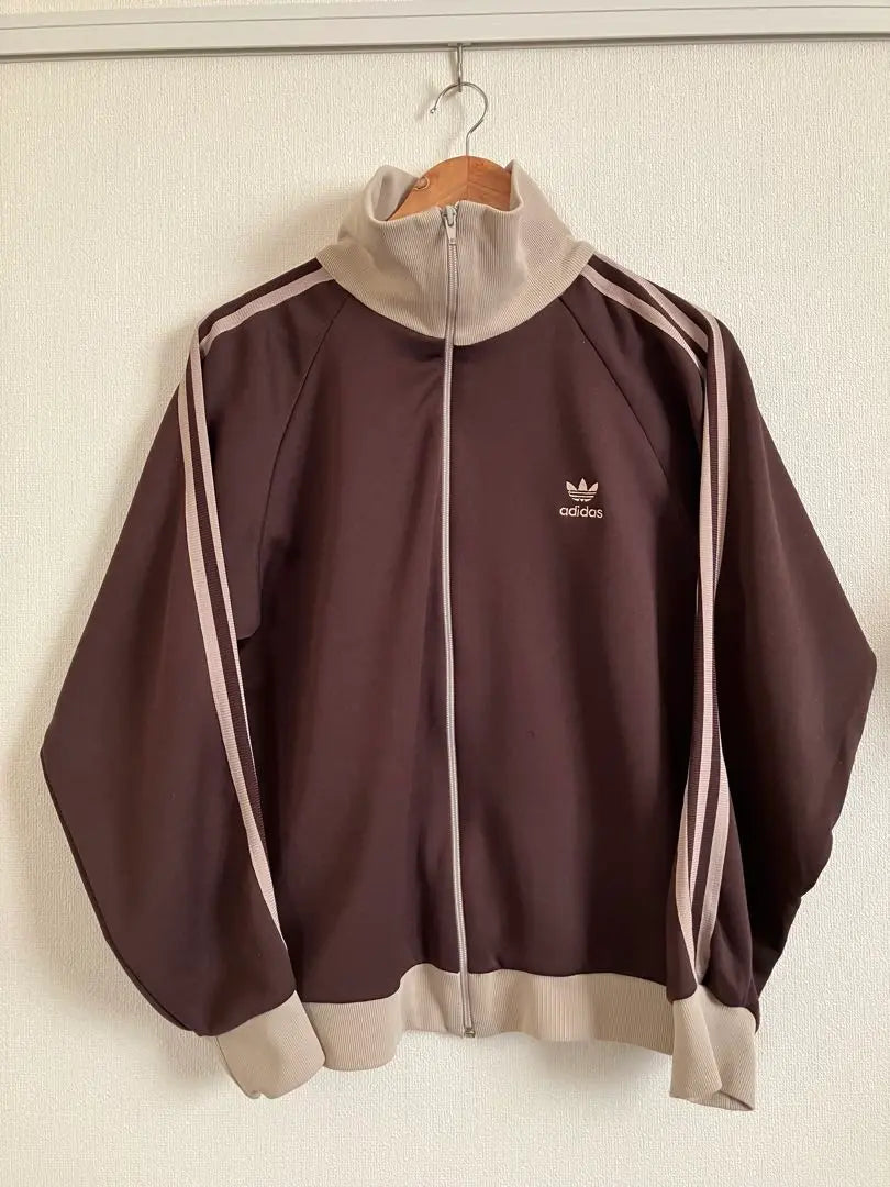 [Rara] chaqueta deportiva marrón de adidas fabricada en EE. UU.