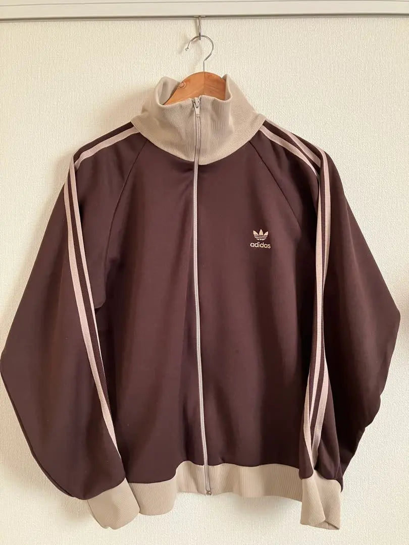 [Rara] chaqueta deportiva marrón de adidas fabricada en EE. UU.