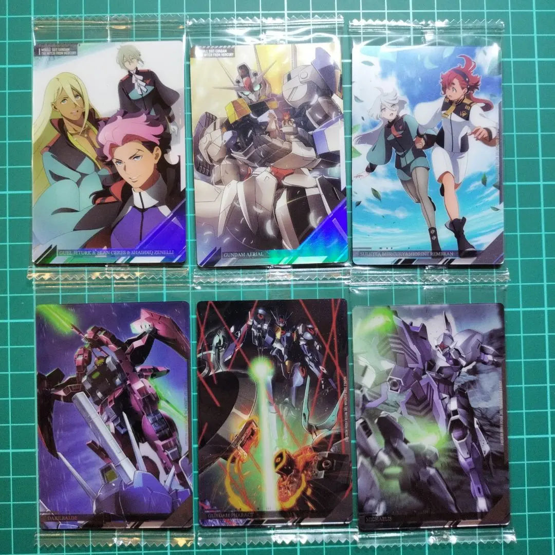 Itajaga Gundam Card x6 Mercury Witch