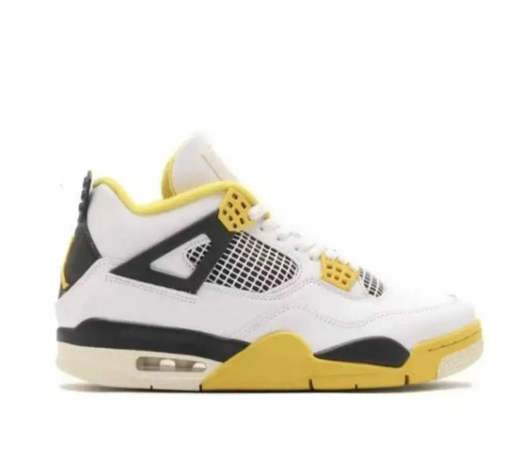 Nike Nike Air Jordan 4 para mujer, color blanco y leche de coco