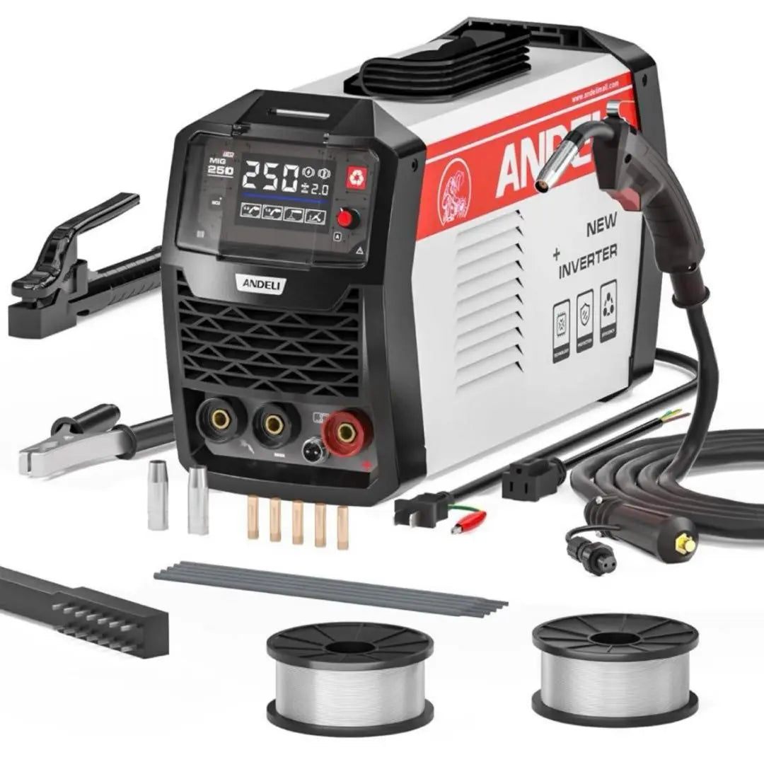 Andeli semi-automatic welding machine MIG-250ME Arc welding inverter | ANDELI 半自動溶接機 MIG-250ME アーク溶接 インバーター