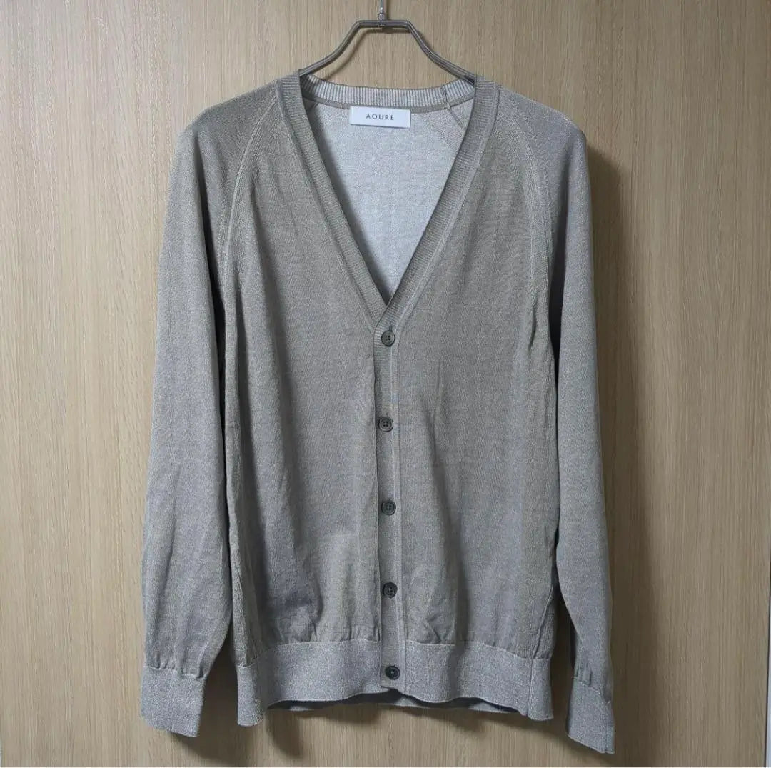 AOURE Beige Cardigan Size L