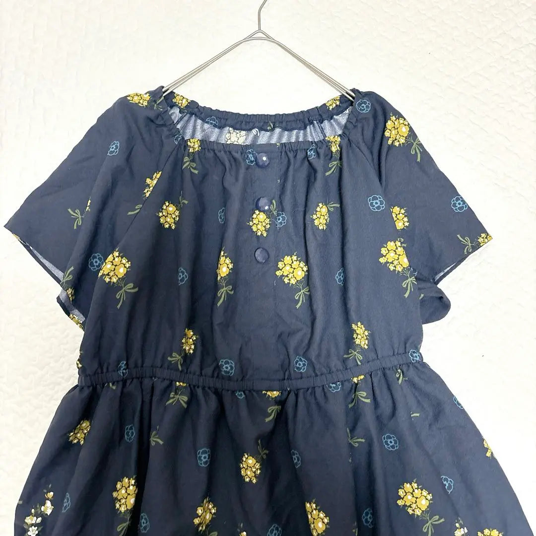 Smileland Dress Flare Floral Feminine Large Size [6L]