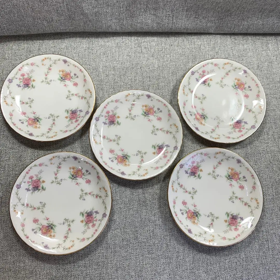 Noritake Cup & Saucer Pavia Fruit Bowl Plate Flowers Discontinued