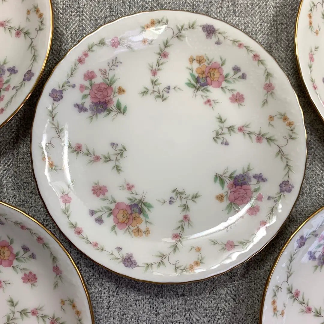 Noritake Cup & Saucer Pavia Fruit Bowl Plate Flowers Discontinued