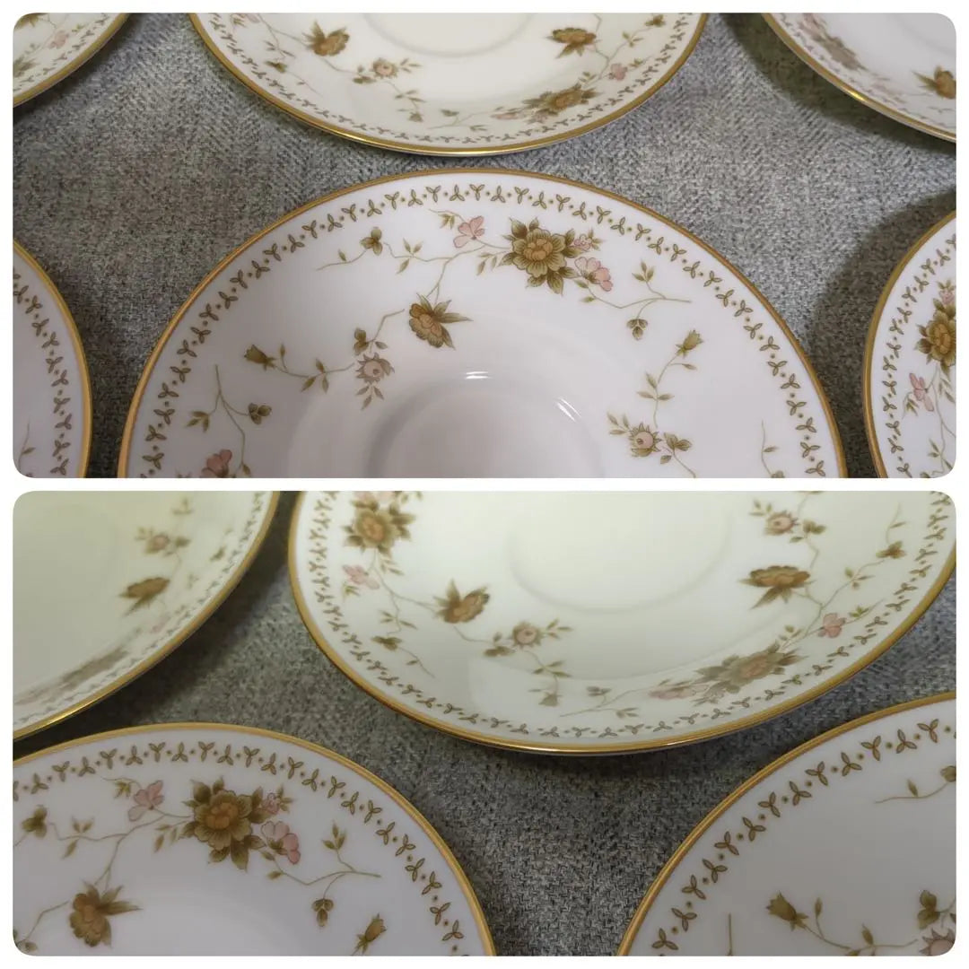 Noritake Cup & Saucer Pavia Fruit Bowl Plate Flowers Discontinued