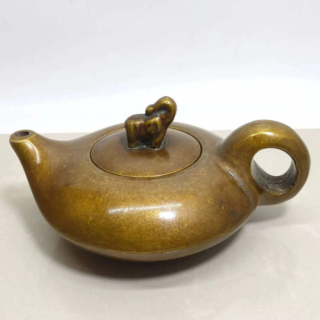 Bronze Teapot Jixiang Teapot Ink Pot Water Drop Pot Decoration Gongyun Purchase Store