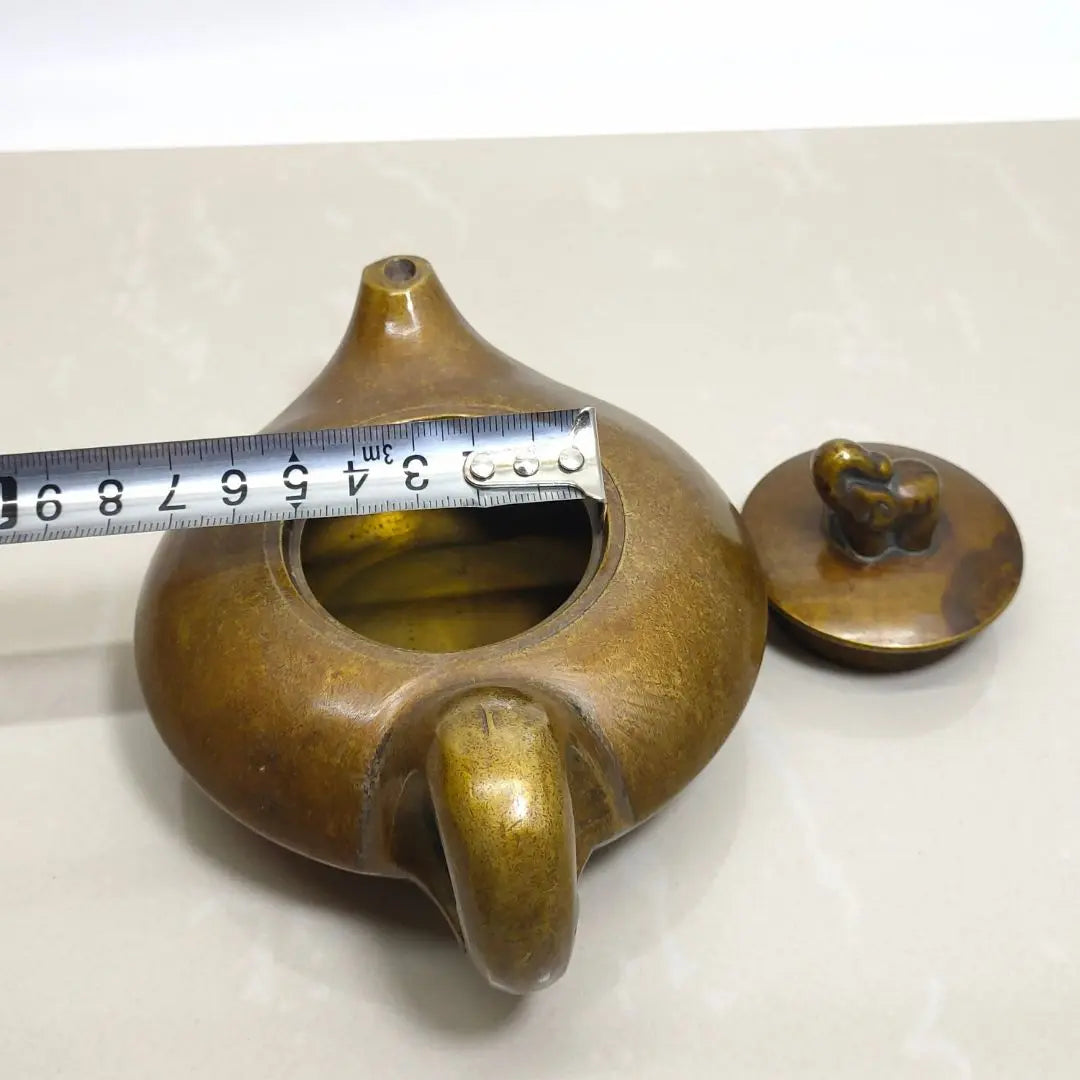 Bronze Teapot Jixiang Teapot Ink Pot Water Drop Pot Decoration Gongyun Purchase Store