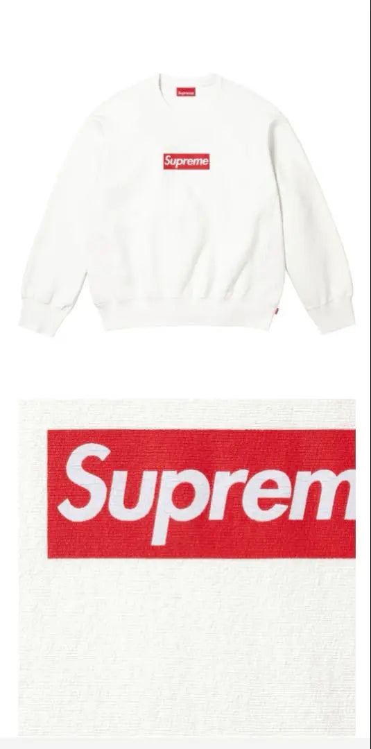 XL size Supreme Washed Box Logo Crewneck