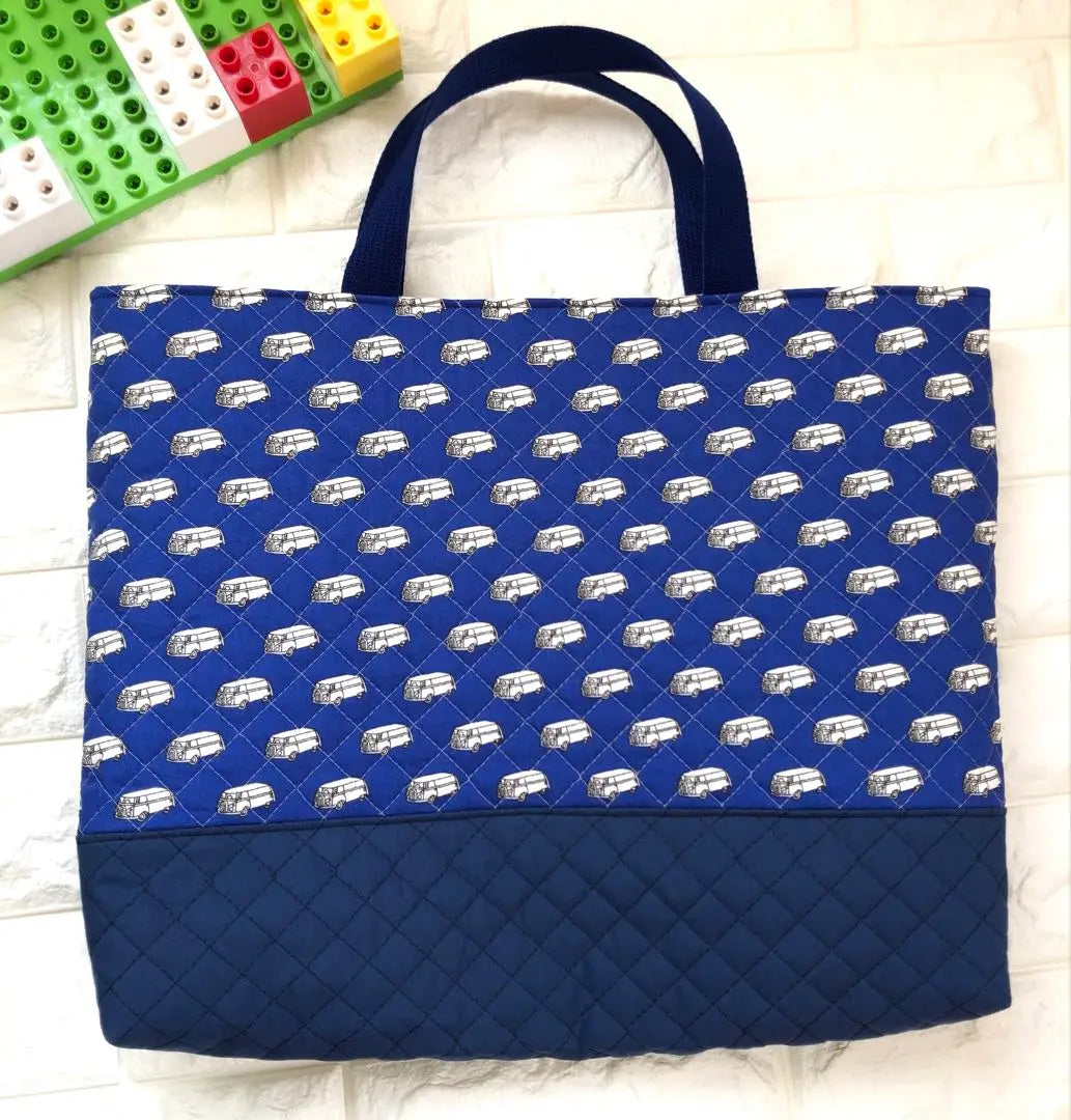 New Quilted Bag for School Entrance School Commuting Boys Car Cool Simple