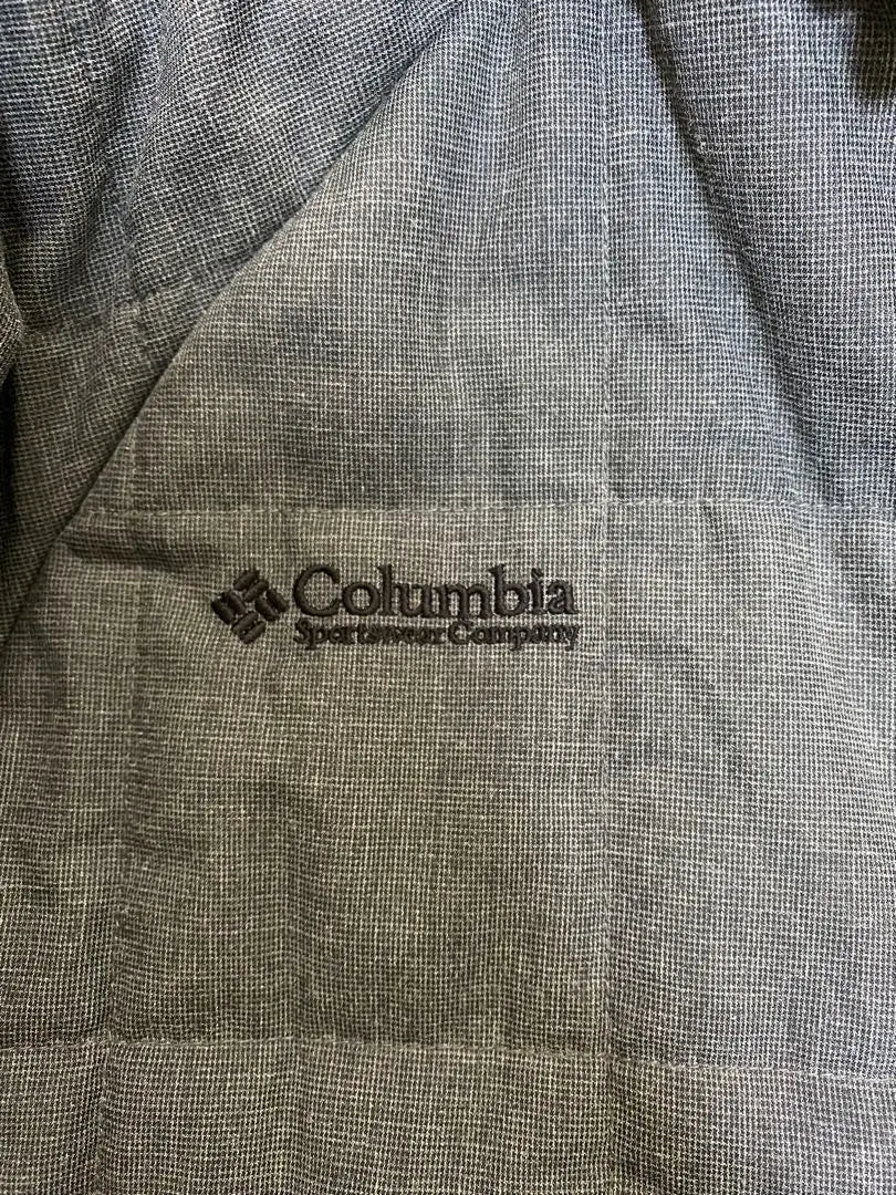 Chaqueta de bateo Colombia con cremallera gris