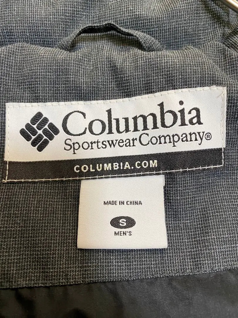 Chaqueta de bateo Colombia con cremallera gris