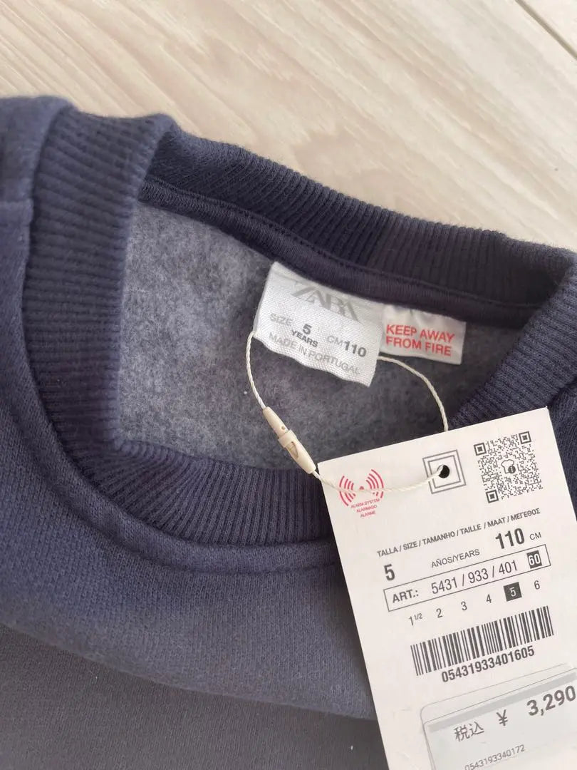 ZARA sweatshirt with brushed lining | ZARAトレーナー 裏起毛