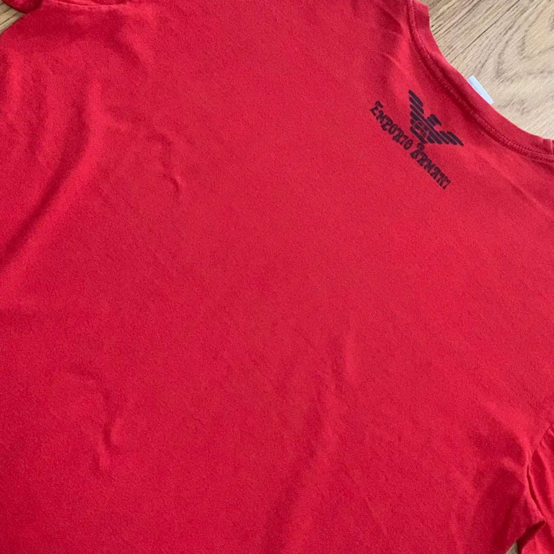 90s Y2k Emporio Armani Old Double -sided designers RED