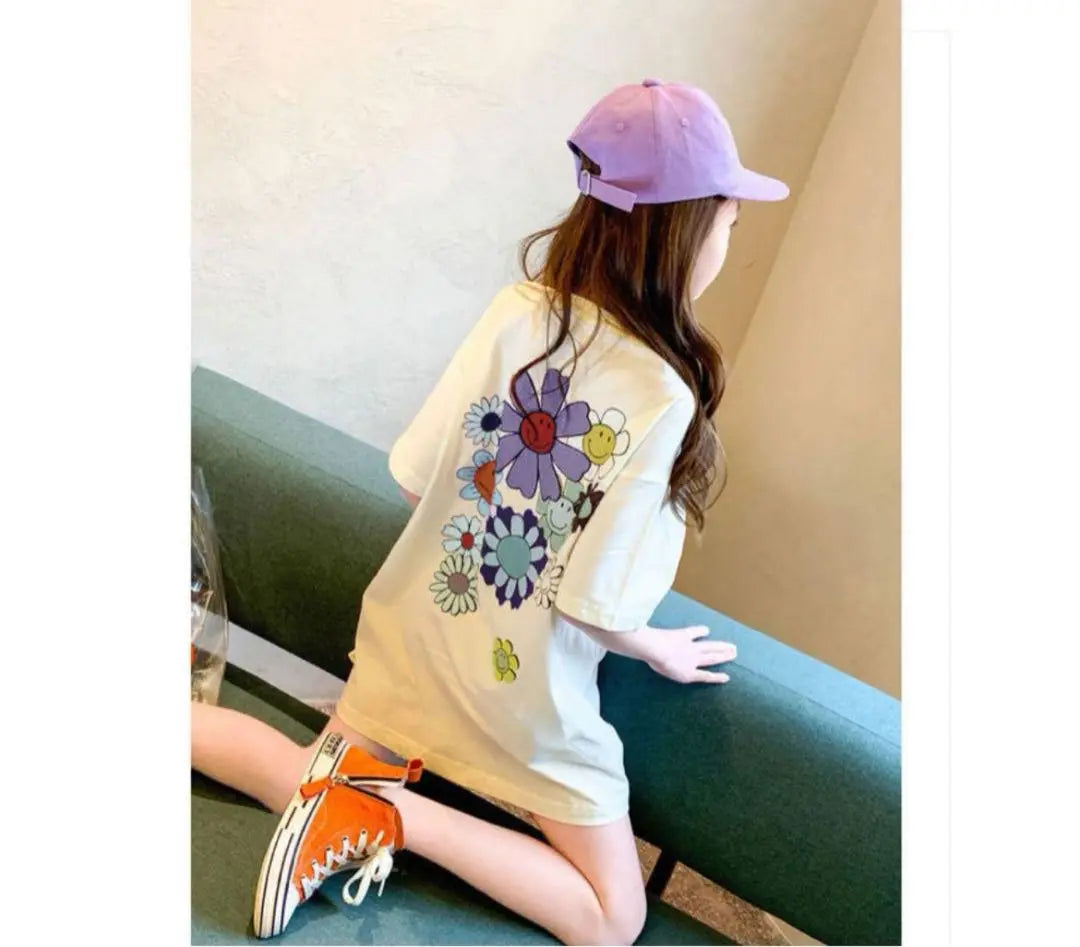 T -shirt dress girl Casual T -shirt Kart dress Soft