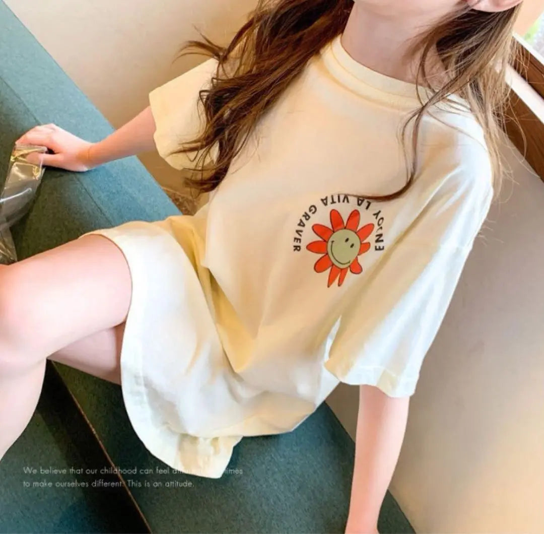 T -shirt dress girl Casual T -shirt Kart dress Soft