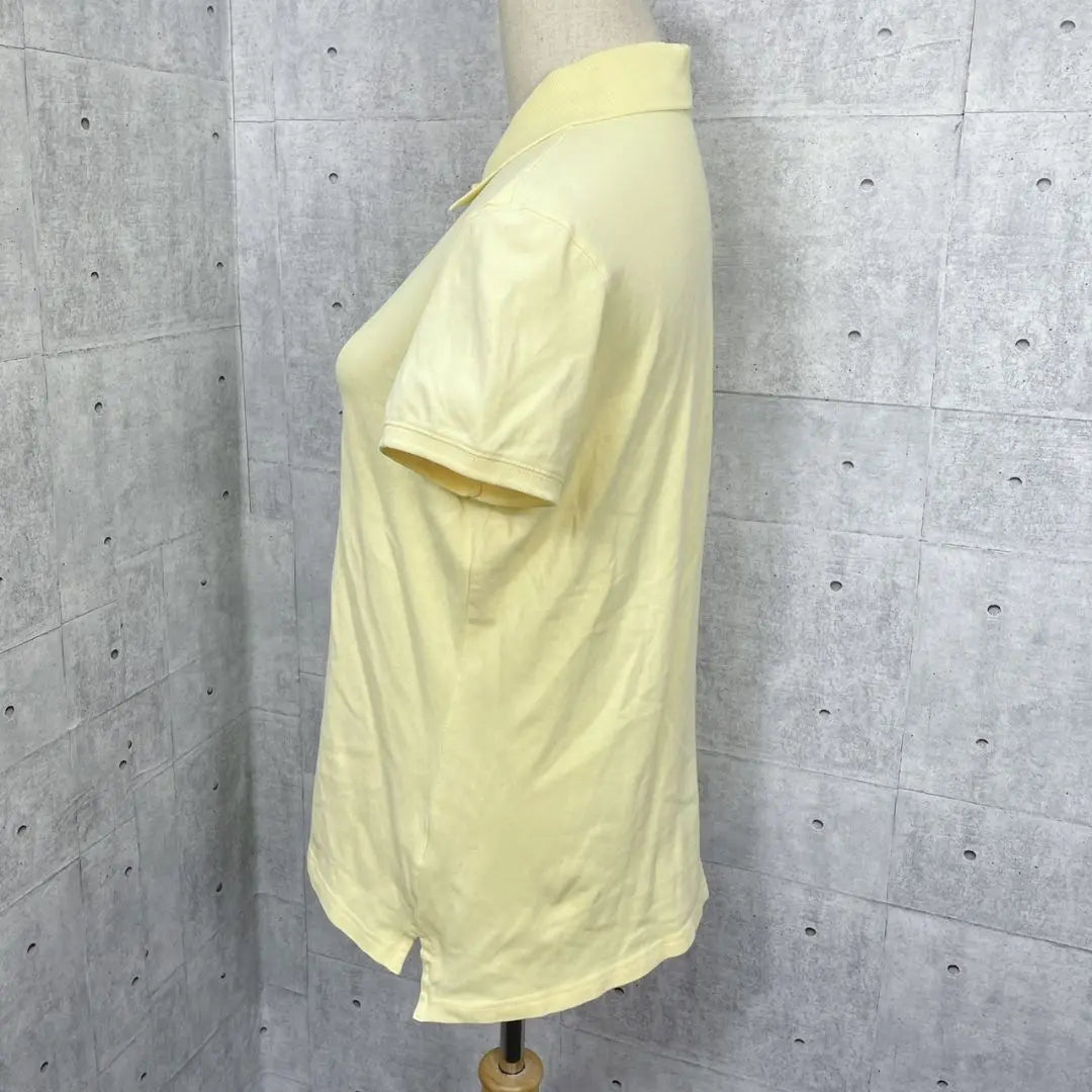 L.L.Bean Polo Shirt Size M〛Light Yellow Short Sleeve Women